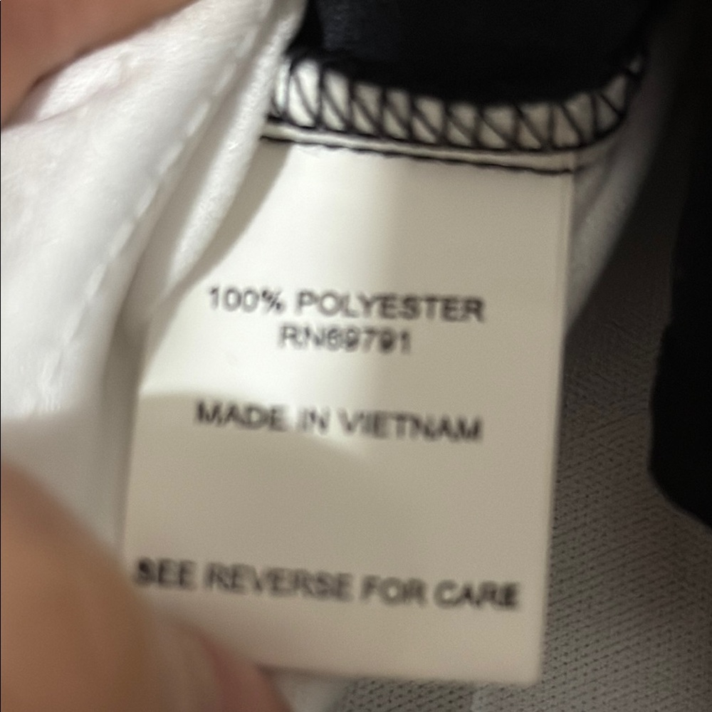 Rebecca Malone Black and White Casual Button Down Shirt - Picture 3 of 11